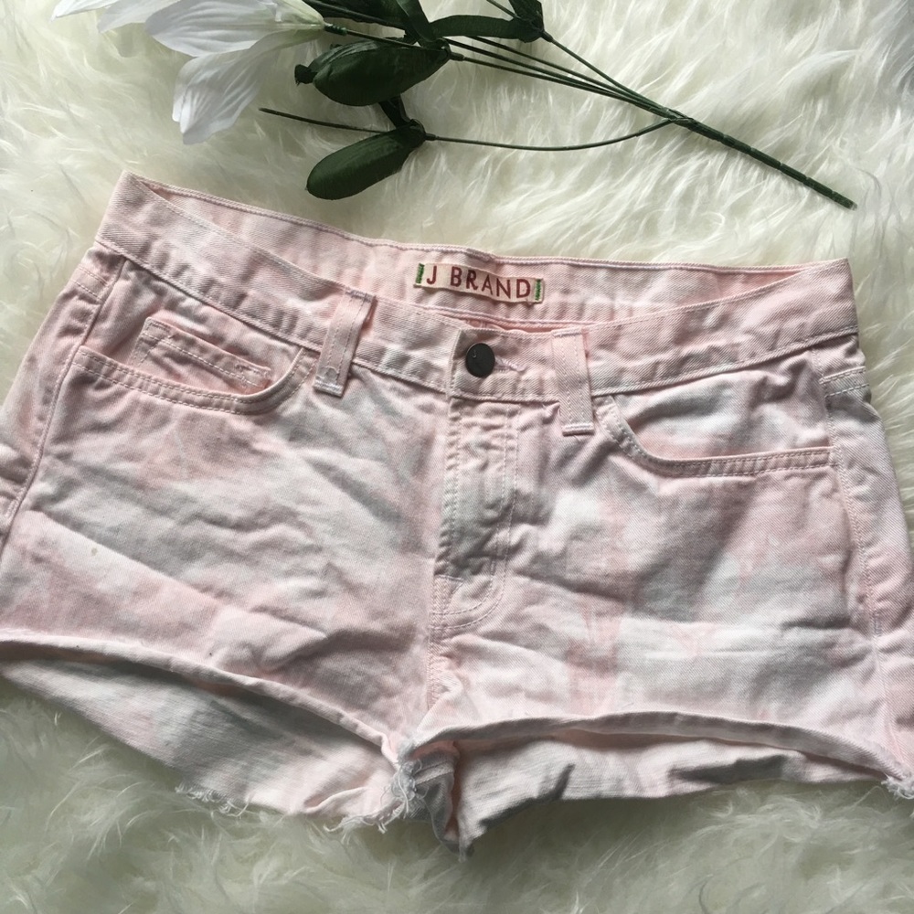 J Brand Cut Off Distressed Denim Shorts SZ 26